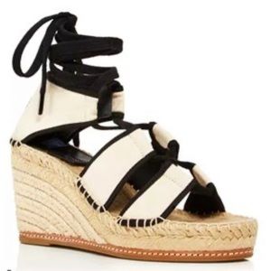 Tory Burch Canvas Espadrilles Size 11